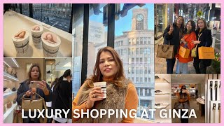 2024 LUXURY SHOPPING AT GINZA | NISSAN CROSSING CAFE | LOUIS VUITTON | BAG | WALLET | PERFUME