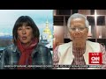 Christiane amanpour speaks todryunus