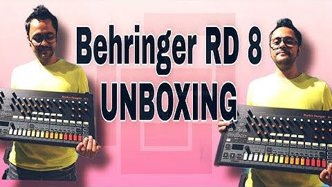 Behringer RD 8 | unboxing | drum machine