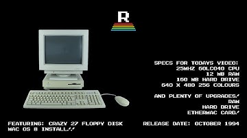 The Macintosh LC475, upgrades and a CRAZY 27 floppy disk install!