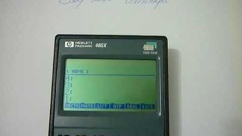 Autoteste HP48GXCAMILOEFEI