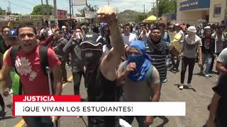 El pueblo unido jamás será vencido somos los estudiantes de Nicaragua