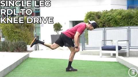 Single Leg RDL to Knee Drive