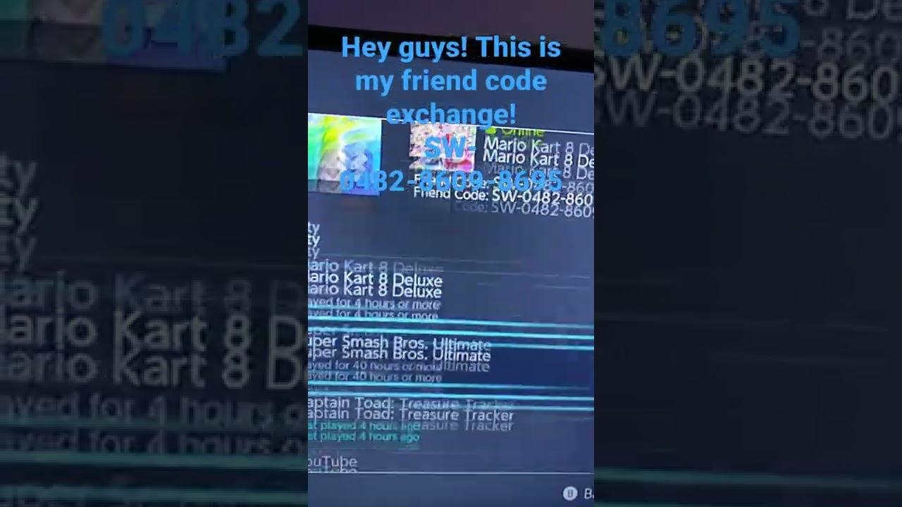 Nintendo Switch Friend Code Exchange 2022!