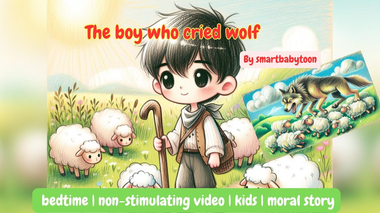 The Boy Who Cried Wolf 🐺 | Bedtime Moral Story for Kids | SmartBabyToon ...
