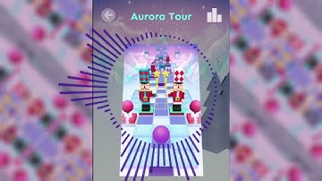 Aurora Tour - Rolling Sky - Modified & Audio Visualizer - NO GAMEPLAY