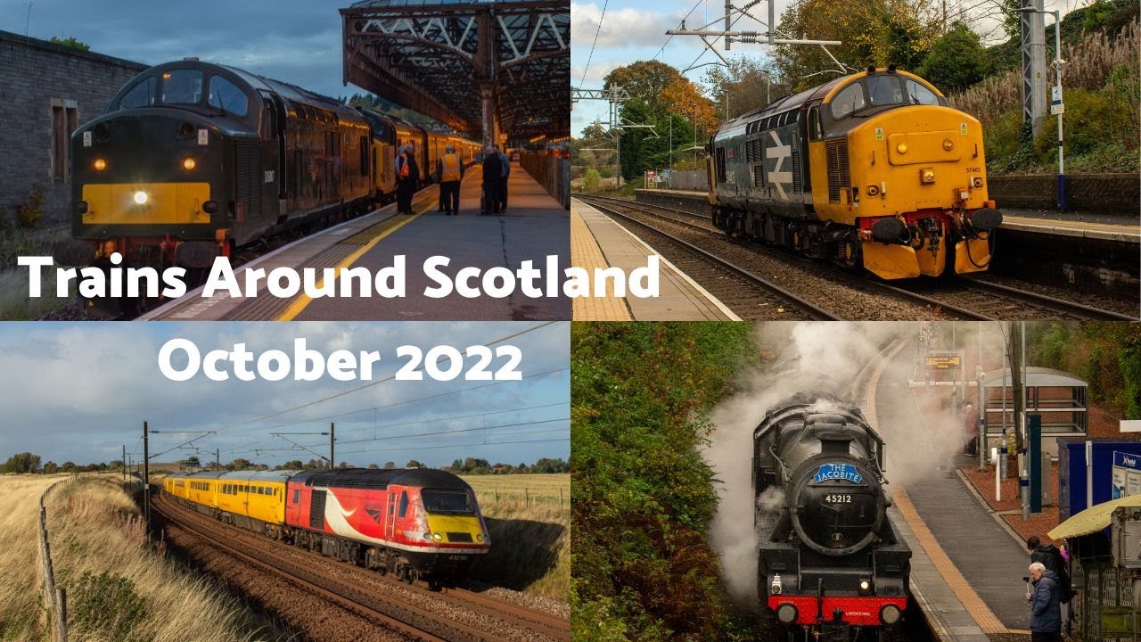 Trains around Scotland October 2022