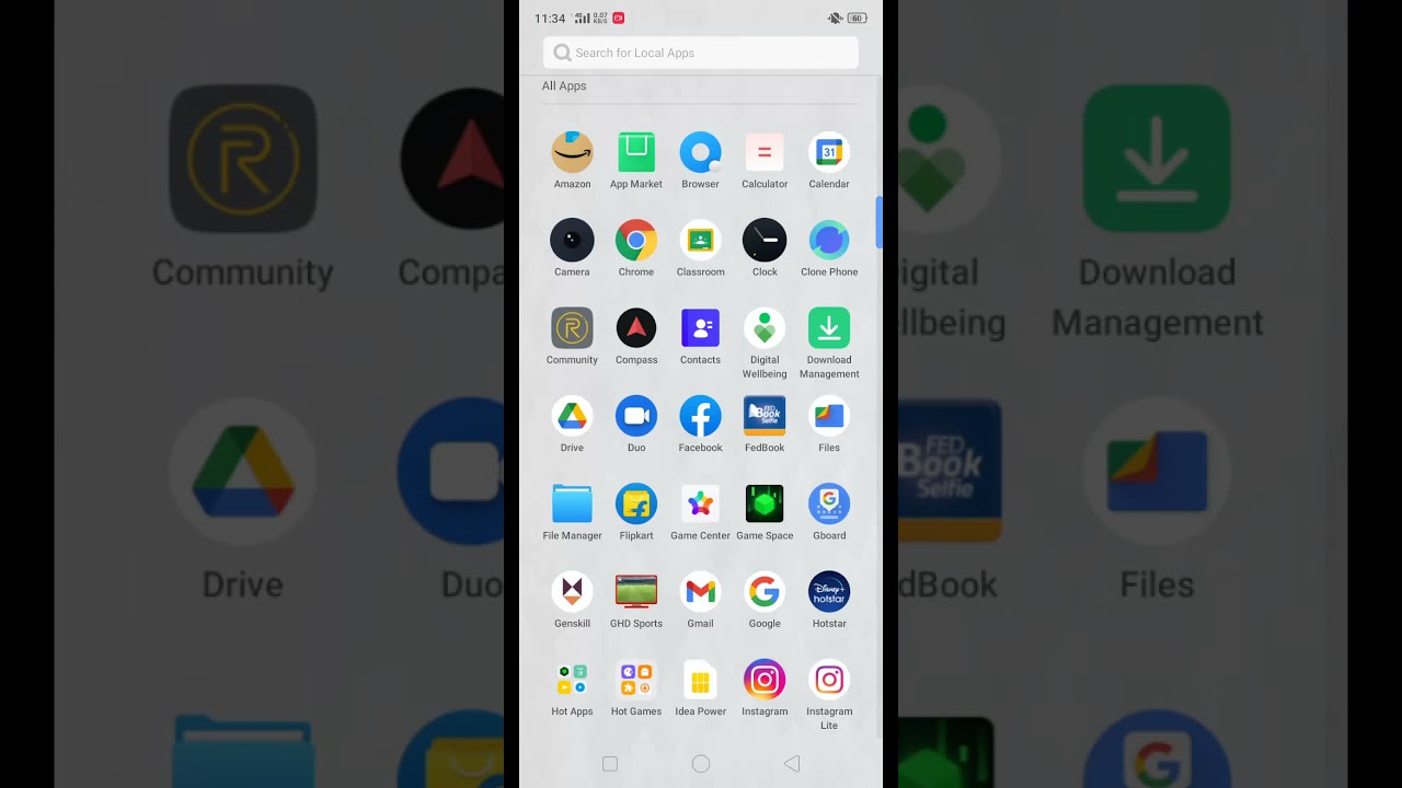 Realme C2 storage capacity after a   11 months
