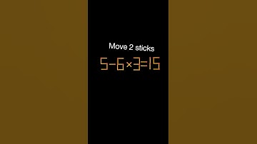 Move 2 matchsticks to make equation true #matchstick #shorts