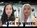 Black to White Hair Transformation IN ONE DAY - Hair Show by Toni&Guy Hairdresser | Amyra Irzanti