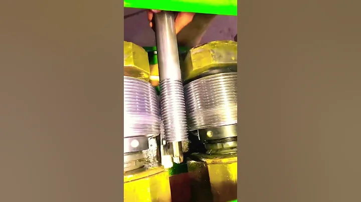 Tapping process of steel anchor bolts- Good tools and machinery make work easy #shorts