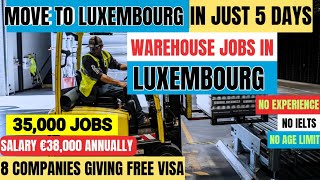Warehouse Jobs in Luxembourg for Foreigners: Opportunities, Requirements, and Top Employers