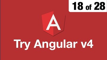 Try Angular v4 // 18 of 28 // ngForm Basics