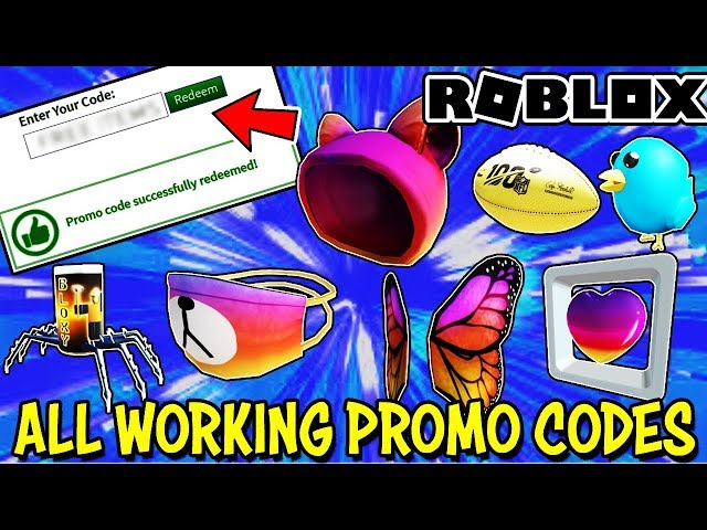 ALL ACTIVE WORKING PROMO CODES AND FREE CATALOG ITEMS IN ROBLOX - November  2019 