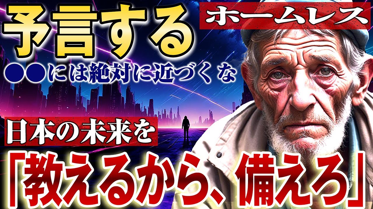 【2ch不思議体験】未来を予言するホームレス達の話。日本の未来がヤバすぎた！【都市伝説 予言総集】【スレゆっくり解説】