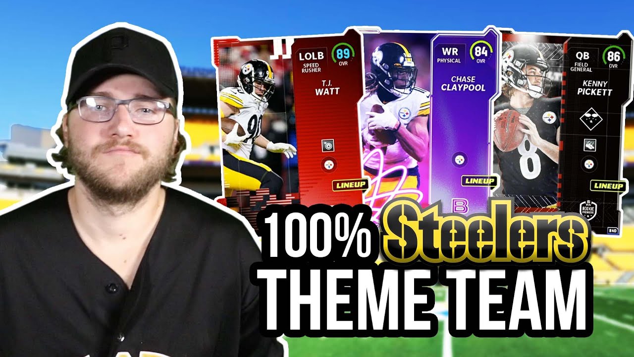 The BEST Steelers Theme Team in Madden 23 YouTube