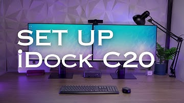 Set up Your Dual Monitor & Two USB-C Laptops (iDock C20 Unbox, Setup)