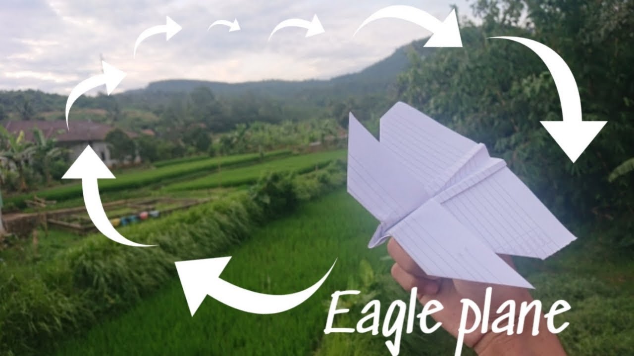 Terbang seperti burung kerajinan  kertas  lipat  origami 
