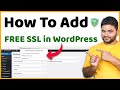 How to Add Free SSL in Wordpress Website