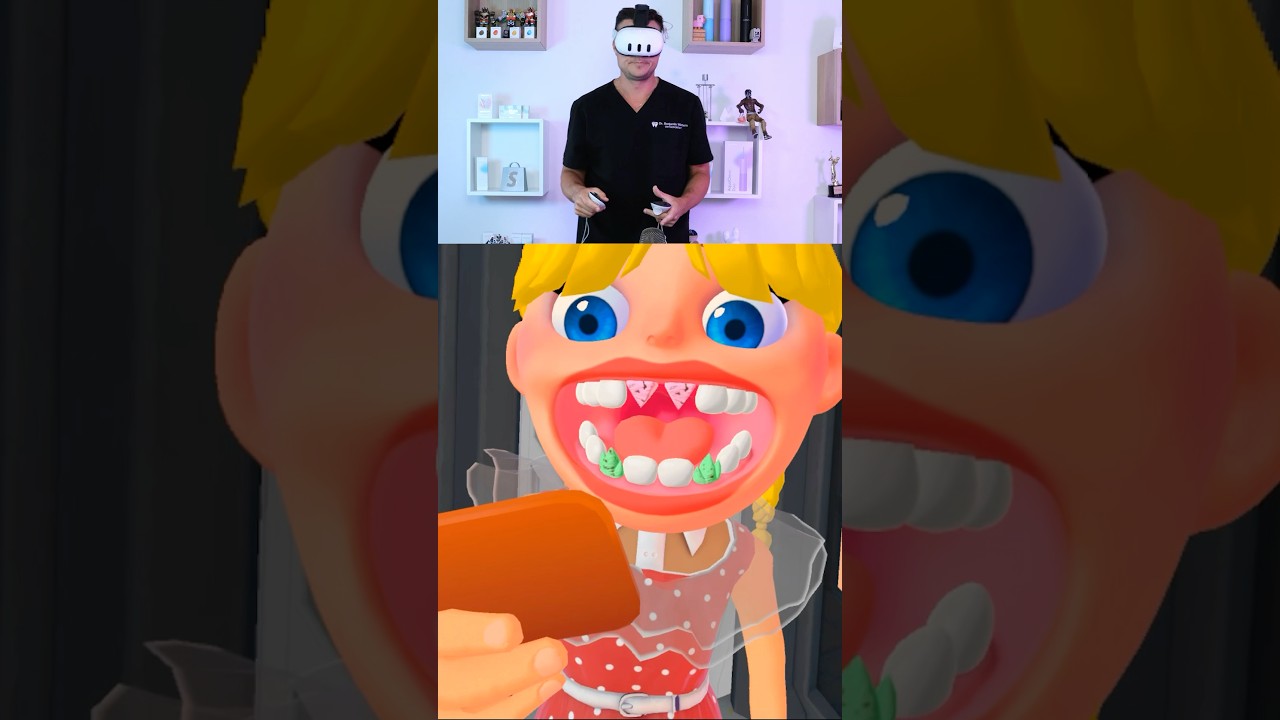 Real Dentist Repairing Teeth In VR! 😳🦷