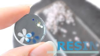 【レジン】余ったレジンの活用法！お花とスマホケースを作る！！How to use the Leftover UVresin