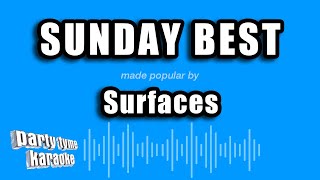 Surfaces - Sunday Best (Karaoke Version)