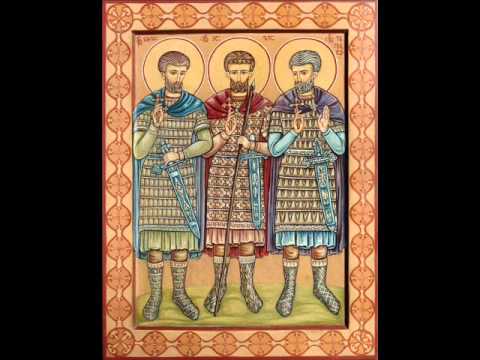 დეკანოზი თეოდორე (გიგნაძე) 2013 ბიძინა,შალვა,ელიზბარი წმ ნინოს ტაძარი