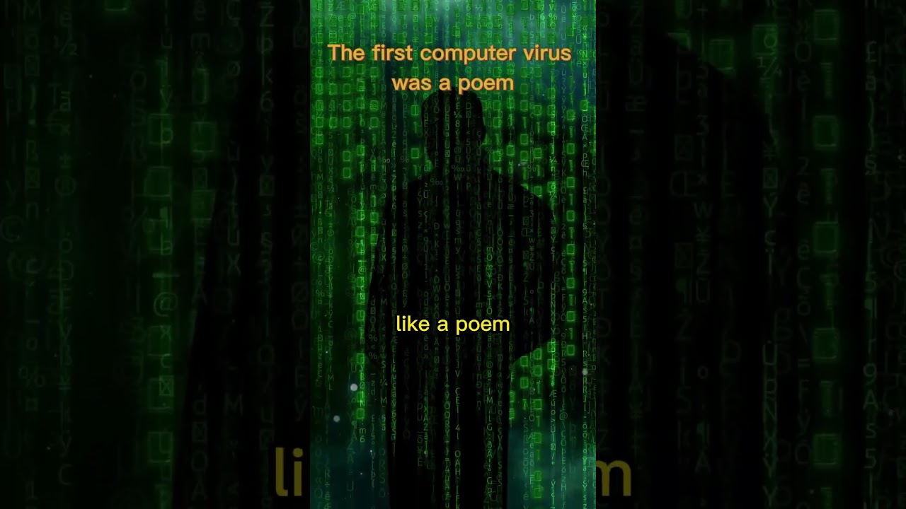 The first computer virus, the Elk Cloner virus, was a poem 