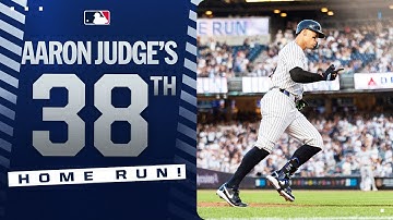 ALL RISE for Aaron Judge’s 38th home run! 💪
