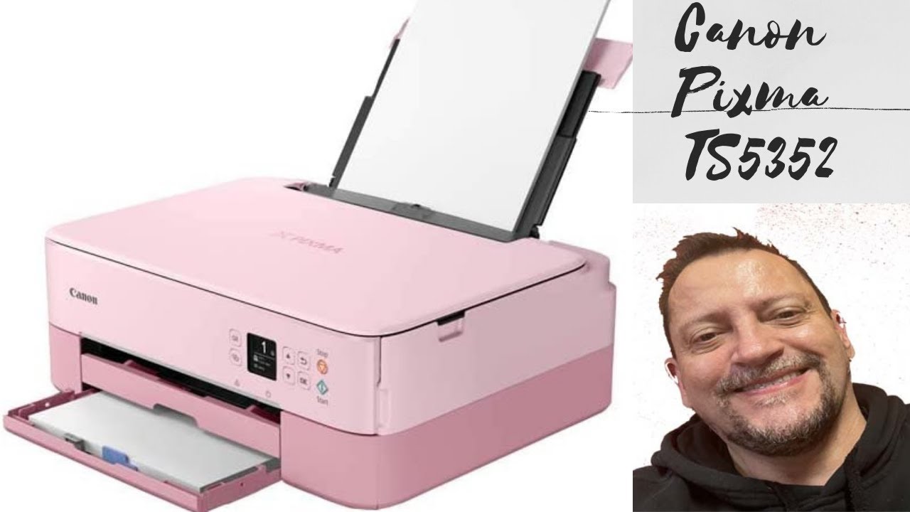 Canon Pixma TS5352 la imrpesora rosa - YouTube
