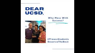Dear UCSD, support our teachers!