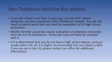 Foreign Credential Evaulation