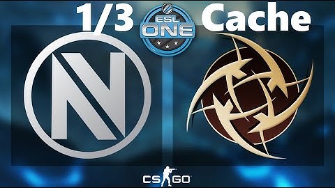 EnVyUs vs NiP - 1/3 Cache. Мажор ESL One 2015 Katowice. Playoff 1/2 Стадия. CS:GO