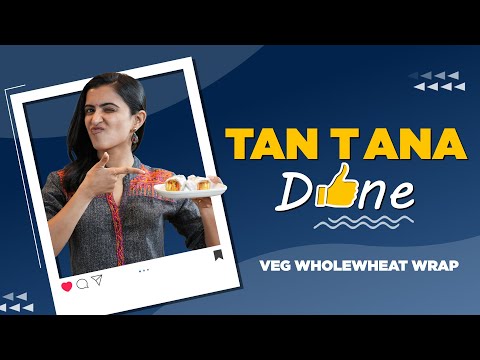Veg Whole Wheat Wrap | Wrap For Office | Quick Recipe | Tan Tana Done | Sanjeev Kapoor Khazana - SANJEEVKAPOORKHAZANA