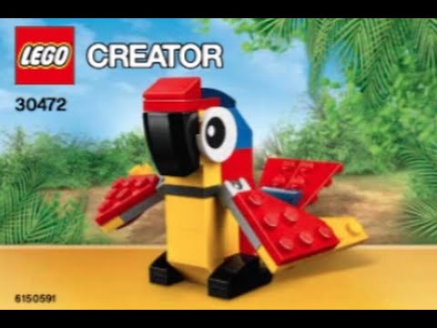 How To Build Lego Creator 30472 Parrot Instructions Youtube