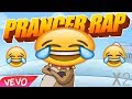 Prancer Rap but every time they reference Christmas it speeds up
