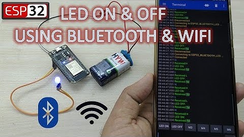 LED ON OFF control using ESP32 Bluetooth and Wifi || ESP32 Beginner Project #esp32 #esp32project
