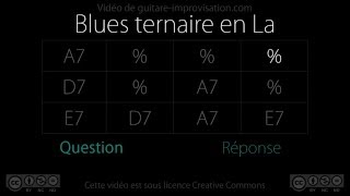 Video thumbnail of "Blues ternaire en A : Question-Réponse (Q&A)"
