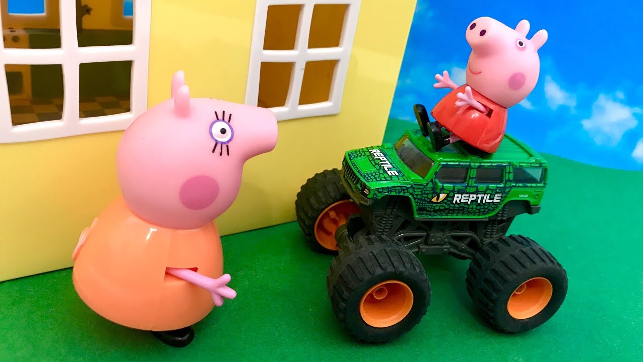 Świnka Peppa i Monster Truck Taty Świnki nowa zabawka