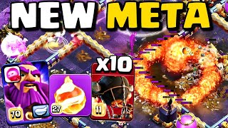Use THIS Strategy AFTER the ROOT RIDER NERF | ANGRY JELLY + Warden FIREBALL is CRAZY in COC
