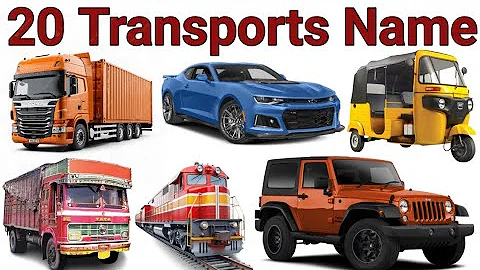 20 Transports Name |Name of 20 Transport | Vehicles pronounce in English | Air✈️🚀 Vehicles Name