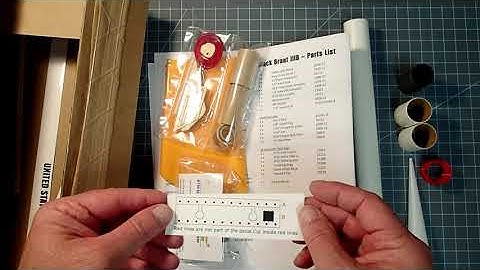 Rocketarium "Black Brant IIIB" model rocket assembly (part 1 of 2)
