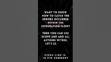 How to add Scope Fault Handler in OIC 3, Scope Error handling in Oracle Integration 3