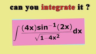 Try this integral | Daily integral problem 27
