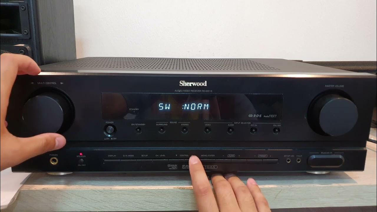 รีวิว AVR sherwood RD6513 (แอมป์เสียงดีจากUSA) YouTube