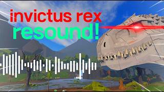 NEW INVICTUS REX RESOUNDS! IN JURASSIC BLOCKY (fan made)