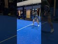 Step 3 backhand drill 3 count + ball with Eye Coach padel. For players done with step 2 drills.