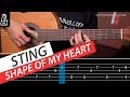 Shape Of My Heart Fingerpicking y acordes para guitarra Tutorial