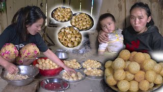 PANIPURI Recipe making and eating in village style | Panipuri Golgappa Recipe Mukbang | Village vlog