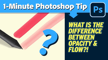 Understand the Difference Between Brush Opacity and Brush Flow! 1-Minute Tip